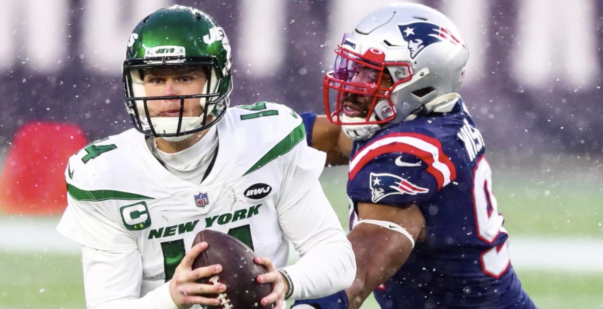 Jets QB Sam Darnold vs. New England Patriots 